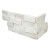 Cosmic White Rockmount 6X12X6 Split Face Corner Ledger Panel