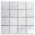 Italian Carrara White 6X6 Polished Marble Subway Tile