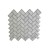 Thassos And Carrara White Dot 1x2 Herringbone Polished Mosaic