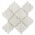 White Oak Arabesque 5X6 Honed Waterjet Mosaic