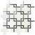 Blanco Lynx 10.47X10.4 Waterjet Polished Marble Mosaic Tile