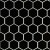 Domino Black 2X2 Hexagon Matte Porcelain Tile