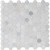 Greecian White 1x1 Hexagon Polished Mosaic