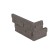 Mountain Bluestone 6x12x6 Split Face Corner Ledger Panel 