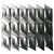 Stainless Steel 3D Interlocking Arrowhead Piazza Mosaic
