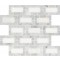 Bianco Dolomite 12x12 Polished Lynx Backsplash Mosaic