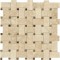 Crema Cappuccino Basketweave 12X12 Polished