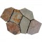 Santa Barbara 2.75 sq. ft. Natural Slate Meshed Flagstone Paver Tile